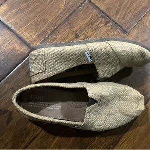 TOMS Tan Slip-On Shoes